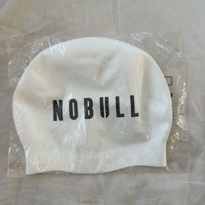 Brand new NOBULL swim cap white